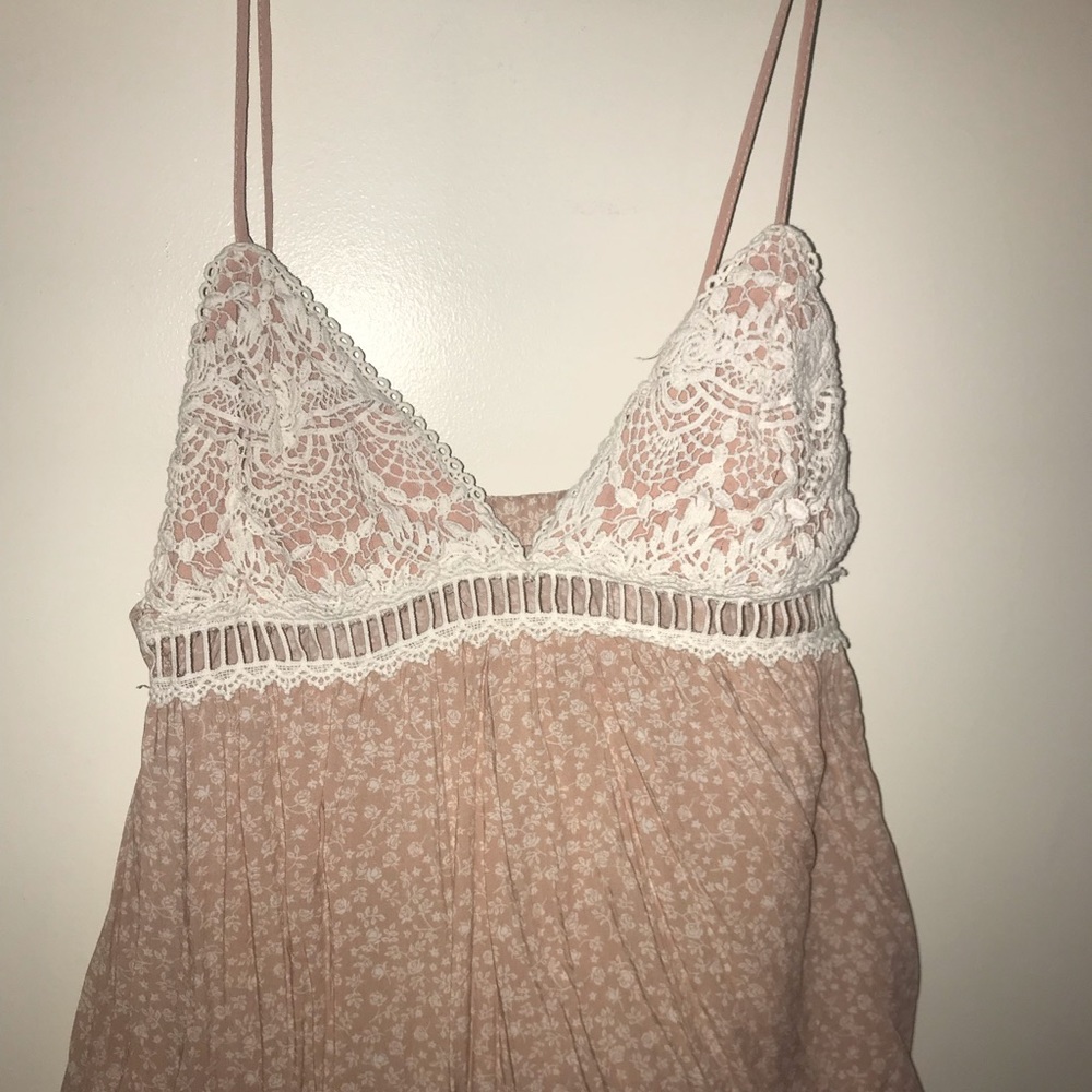 Crochet babydoll top